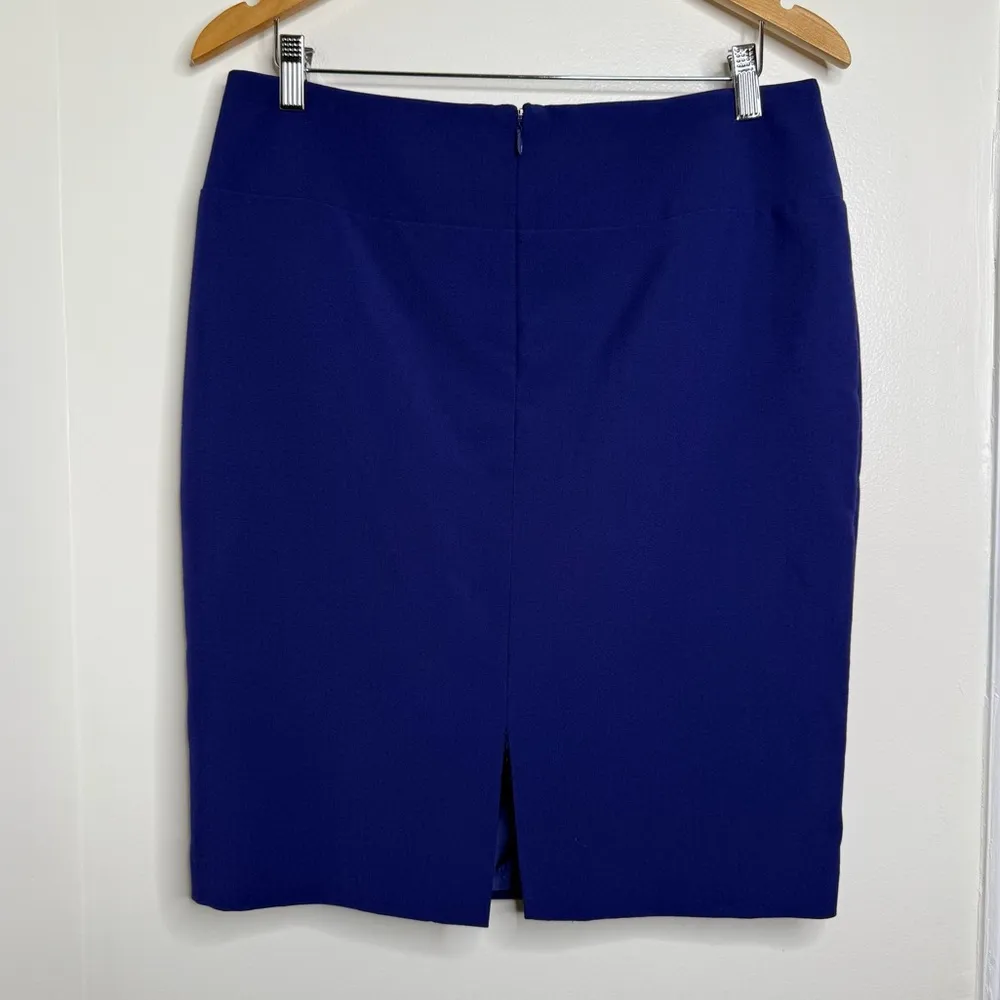 Alfani Blue Pencil Skirt Women’s Size 8 Workwear Professional Business Office - Image 3