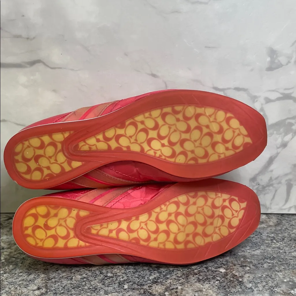 COACH Meredith Sneakers Womens 9.5 Pink Sneakers - Image 6