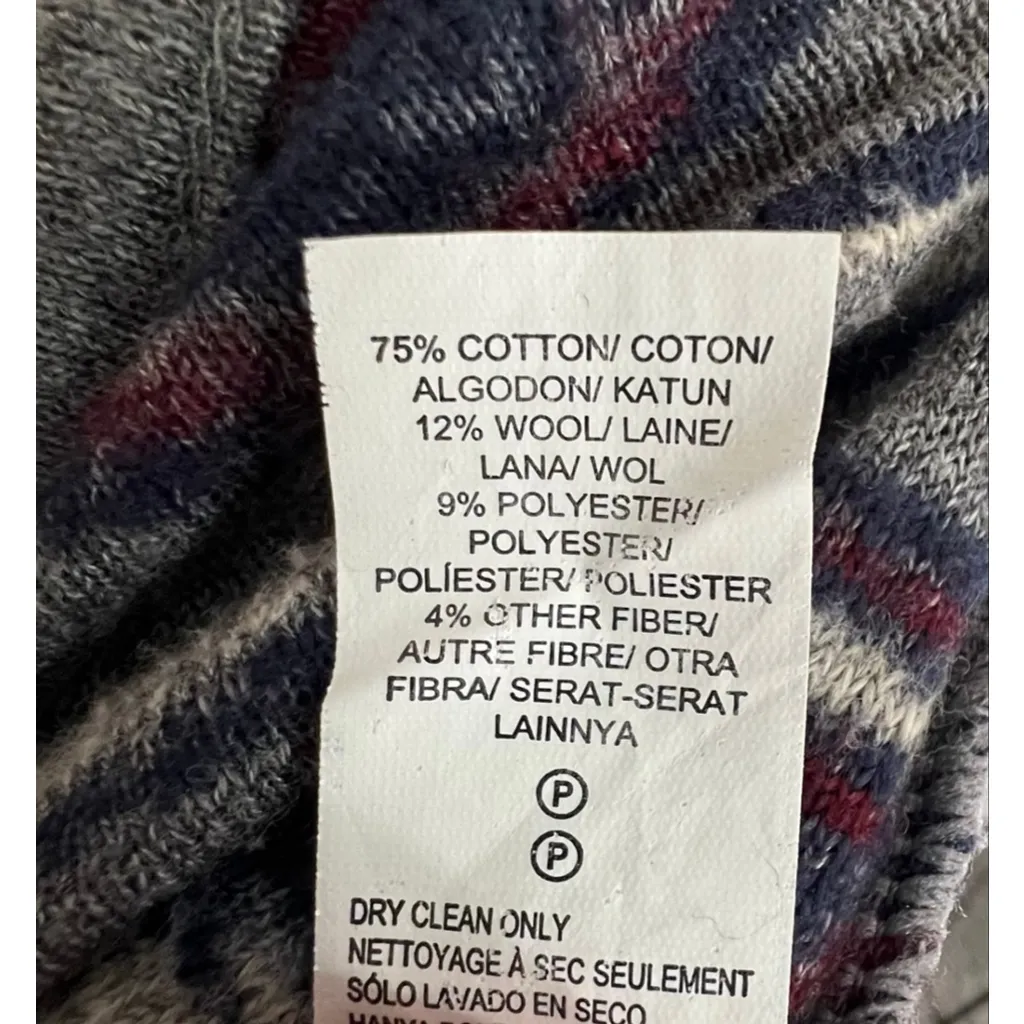 Lucky Brand Aztec Tribal Print Boho Draped Cardigan Sweater - Image 5