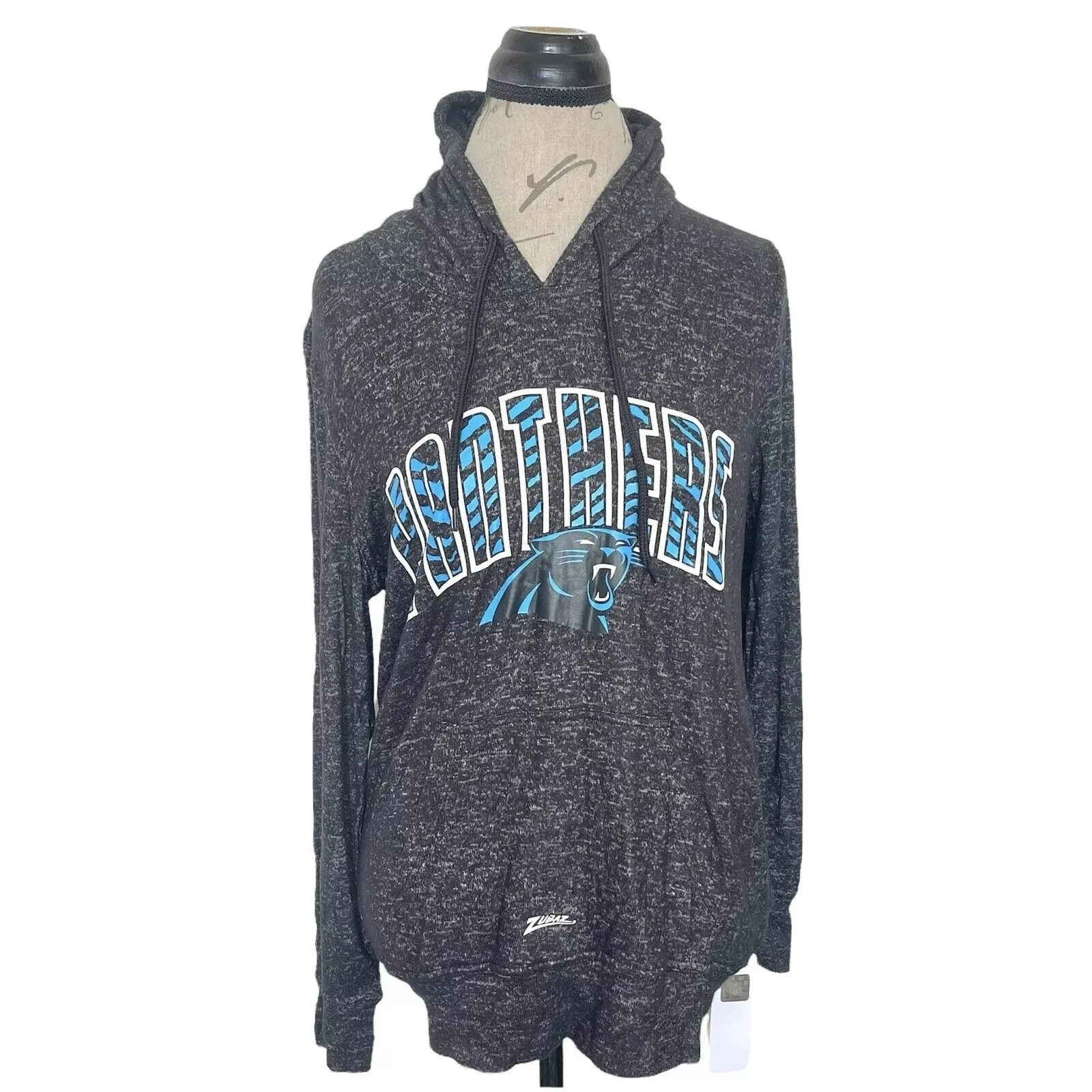 Carolina Panthers NFL Womens Small Hoodie Sweatshirt Football Tailgate Christmas - Image 3