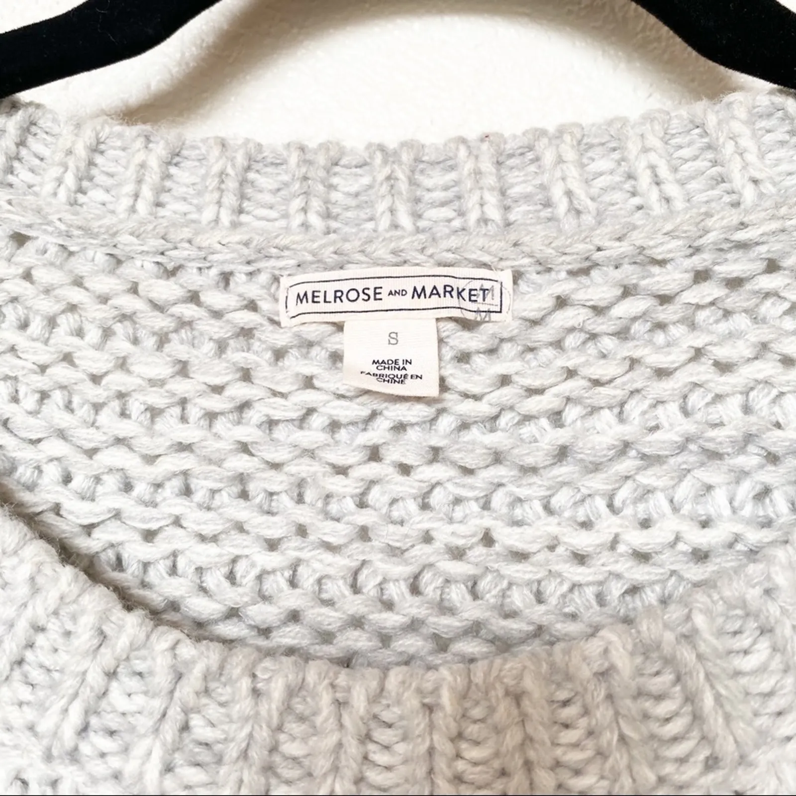 Melrose and Market Scoopneck Knit Sweater Size Small - Image 4