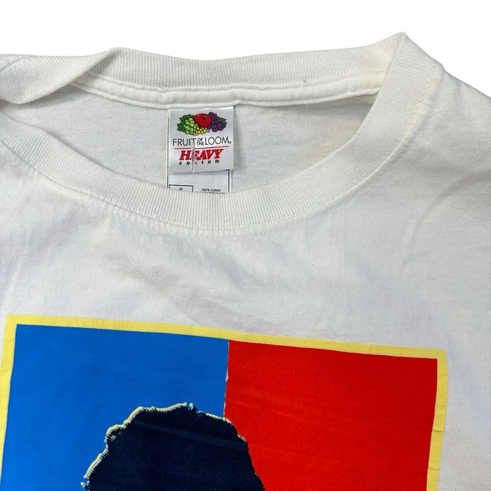 Michael Jackson Memorial T-Shirt White Blue Red Yellow Cotton Small unisex - Image 3