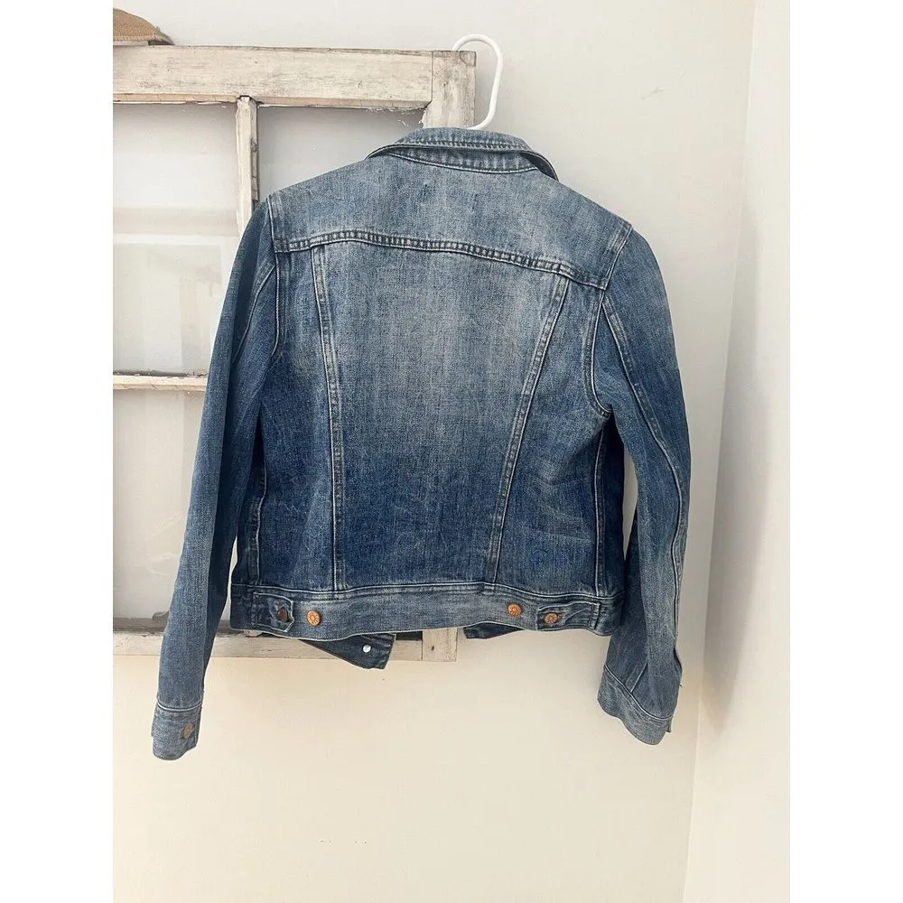 Madewell Size M The Jean Jacket Trucker Fitted  in Pinter Wash Women - Image 4