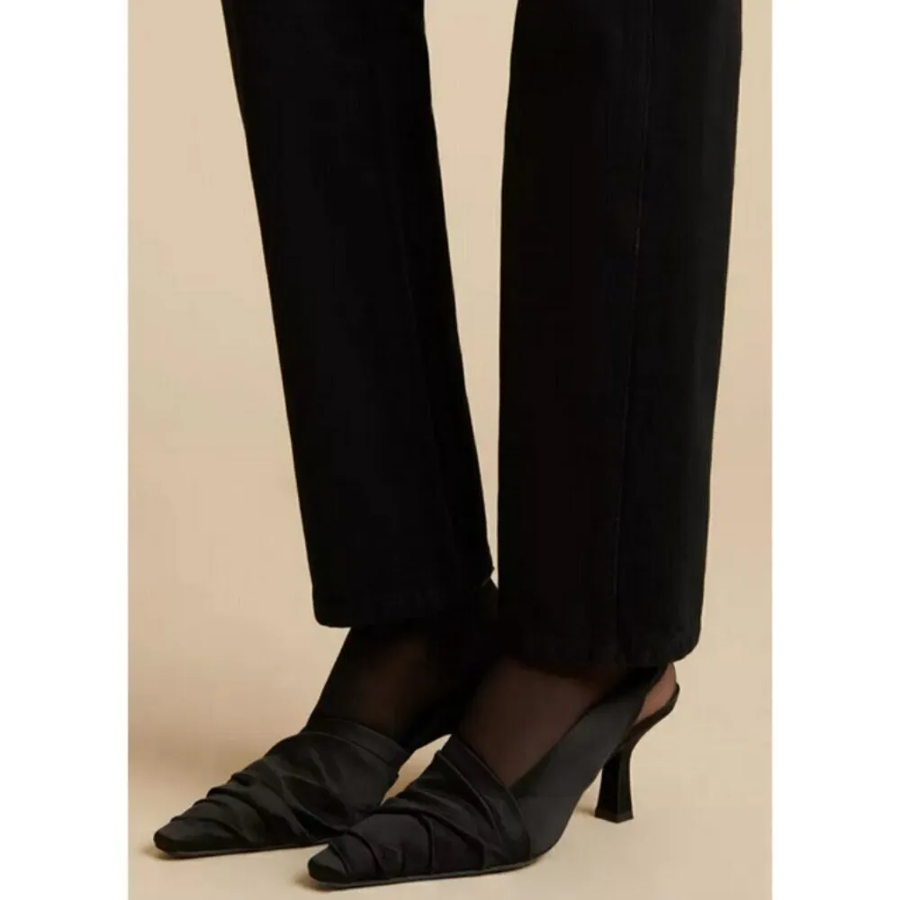 💕KHAITE💕 The Kyle Low Rise Straight Leg Jeans ~ Wilcox Faded Black 24 NWT - Image 9