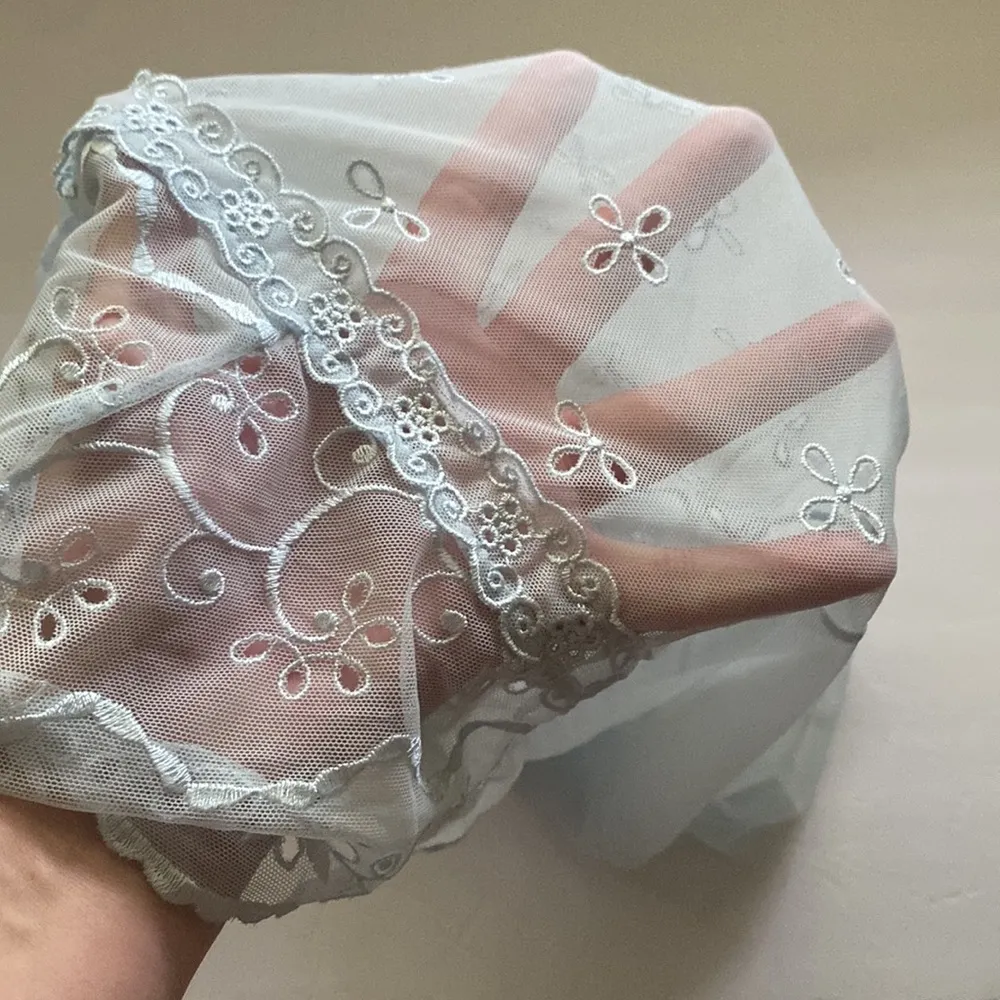 Victoria’s Secret 2010 sheer blue empire waist garden babydoll, size large - Image 6