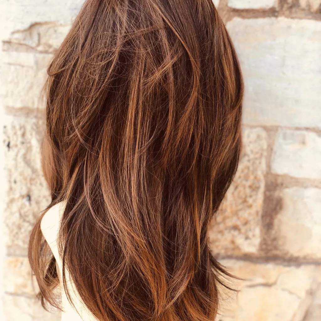 Fulllace Copper Ginger Brown Wig - Image 12