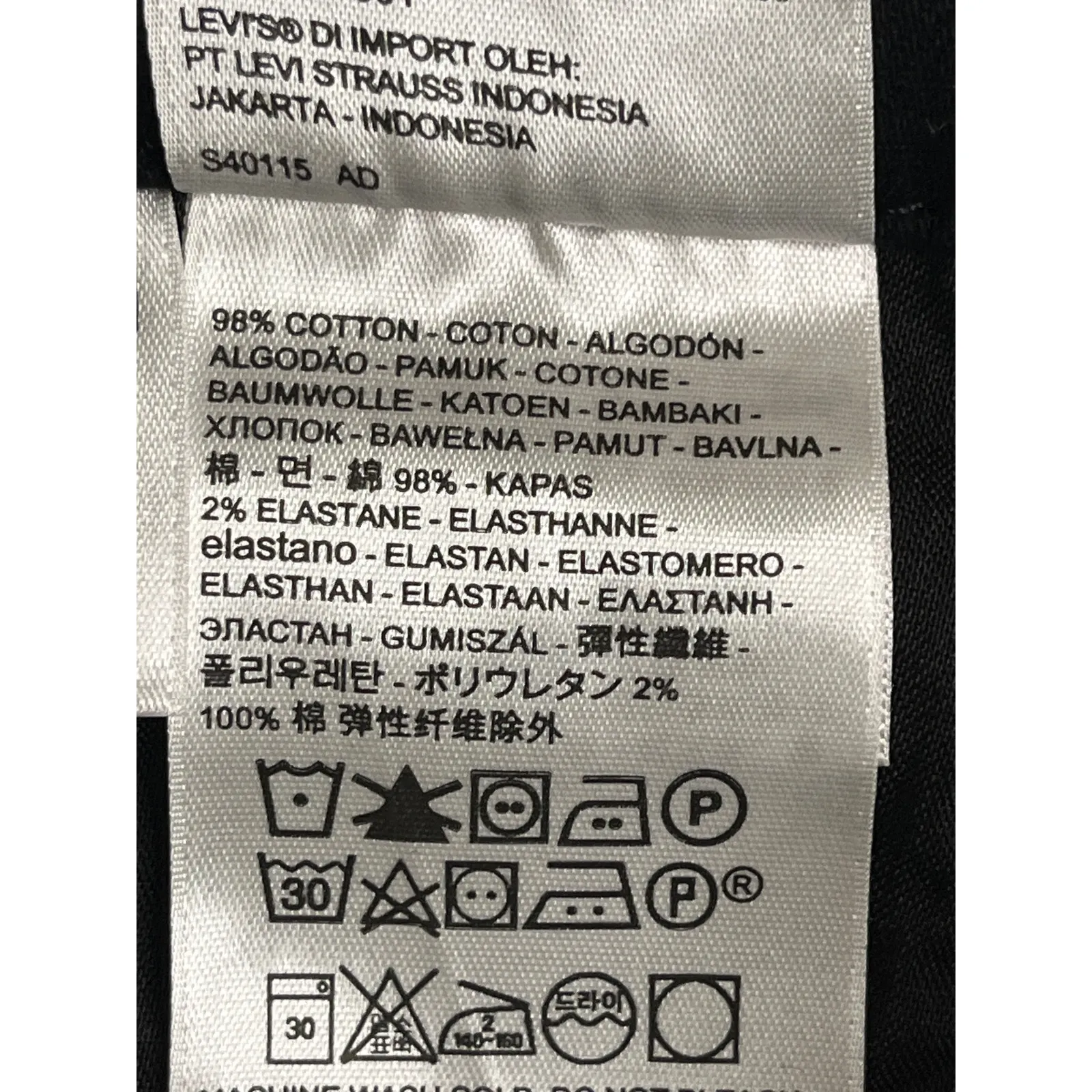 Levi's Premium Black HIGH LOOSE OVERALLS, size 25, MSRP $128, Pc9 - Image 16