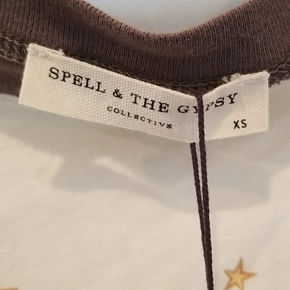 💕SPELL & THE GYPSY💕 Goddess of Rock Organic Tee Brown Size XS - Image 13