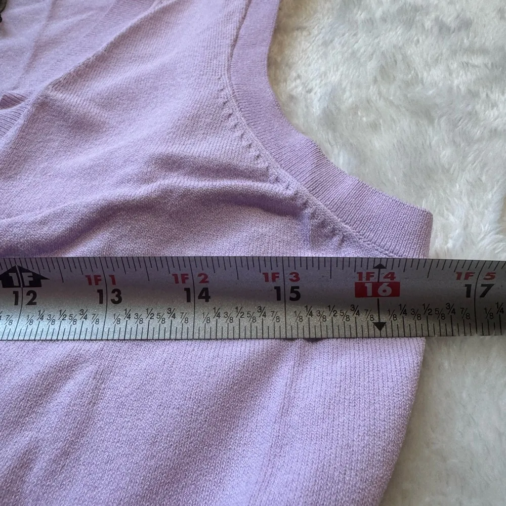 BCBGMAXAZRIA Women Top Size L Lavender NWT - Image 4