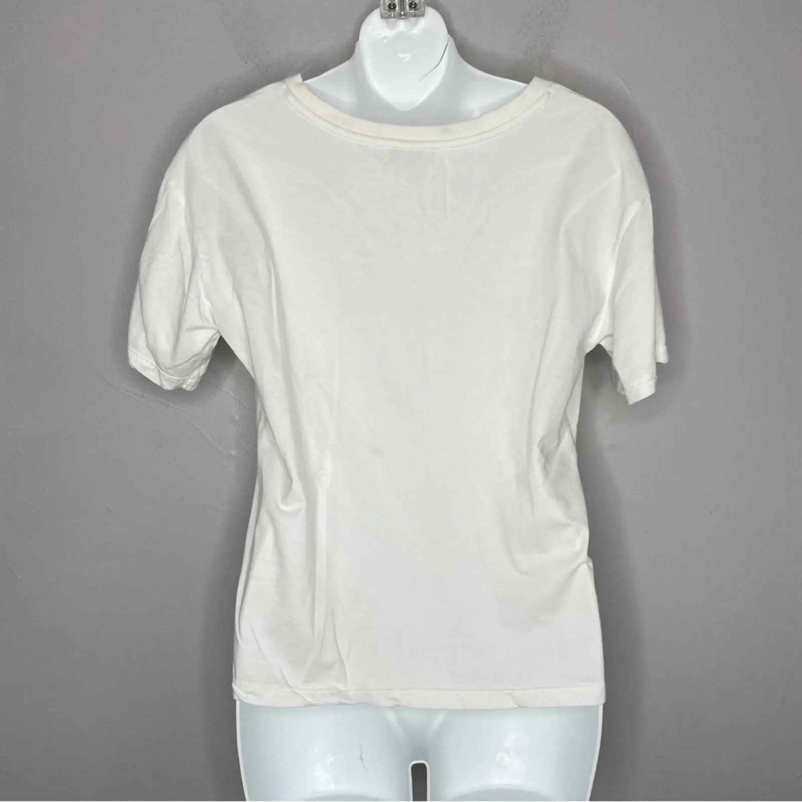 DEX Graphic Tee Womens XSmall Retro Concert Tshirt Emo Grunge Punk Rock n roll White Size XS - Image 4