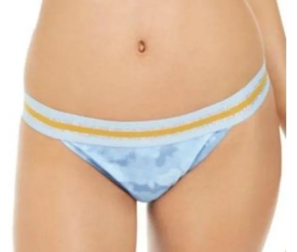 Hula Honey SURF BLUE TIE-DYE Bikini Swim Bottom - Image 2