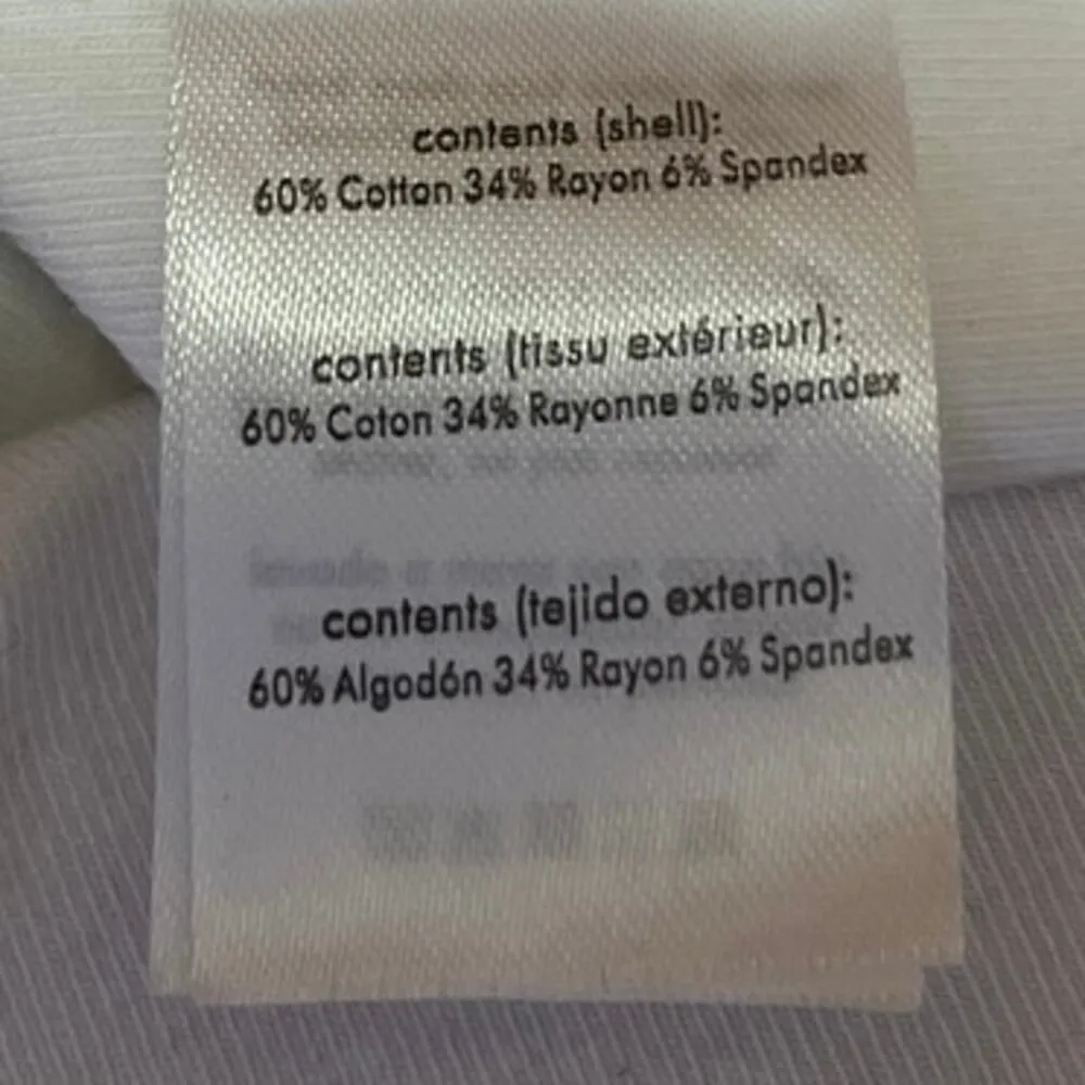 WeWoreWhat Women's White Short Sleeve Slim Fit Crew Neck T Shirt Tee Top Size M - Image 4