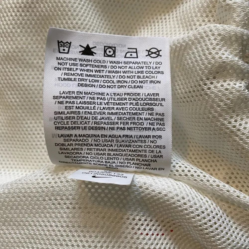 Nike XS 0-2 Women's Sportswear Original Windrunner Jacket Sail White EUC - Image 5