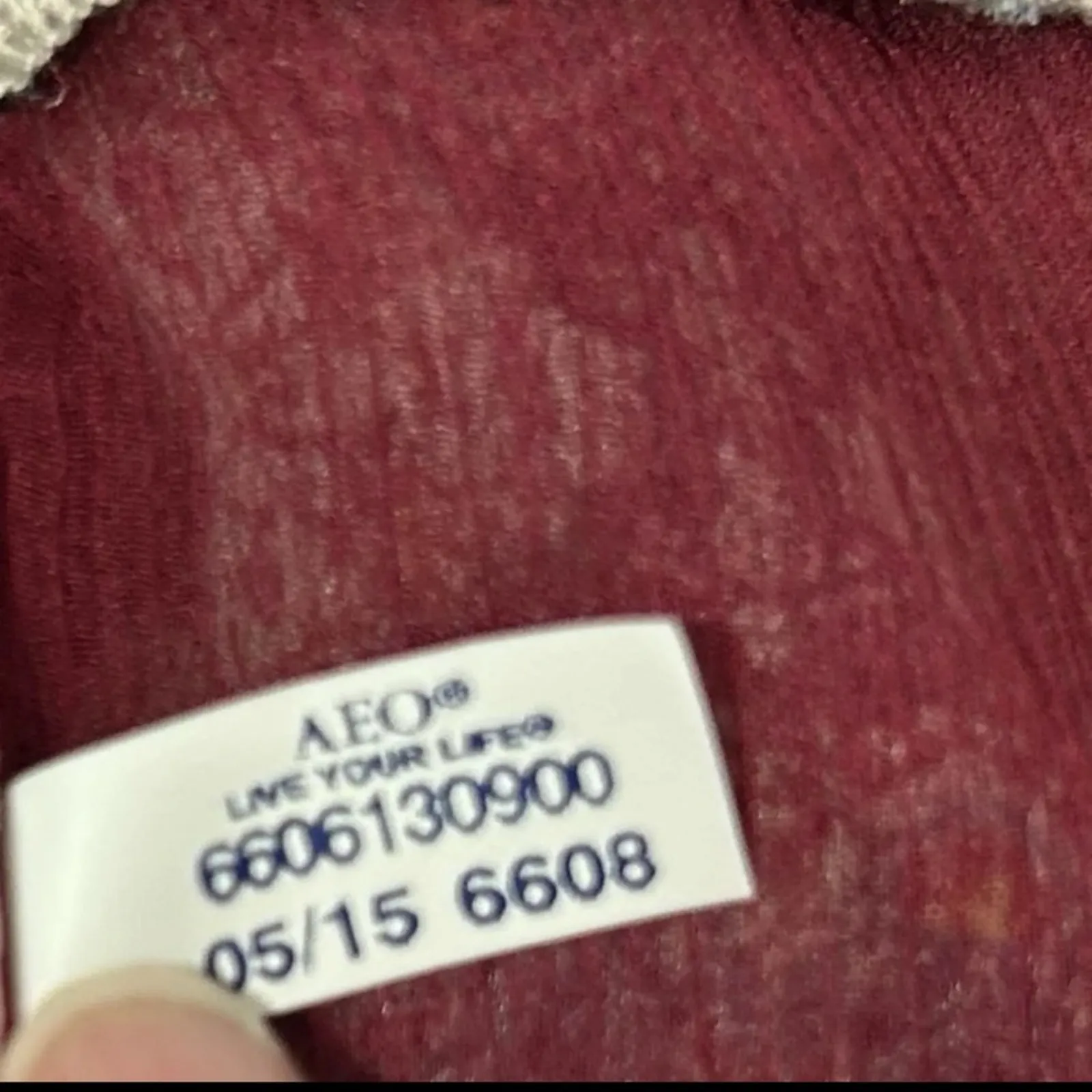 American Eagle Paisley Boho Semi Sheer Crop Tank Top Size S - Image 12