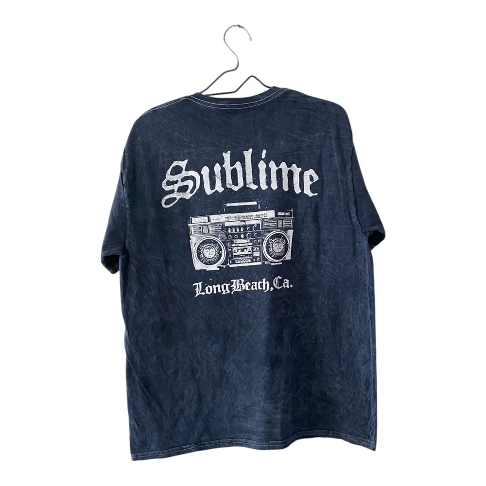 Sublime Washed Blue Graphic T Shirt Cotton Short Sleeves Tee Women’s Large NEW - Image 2