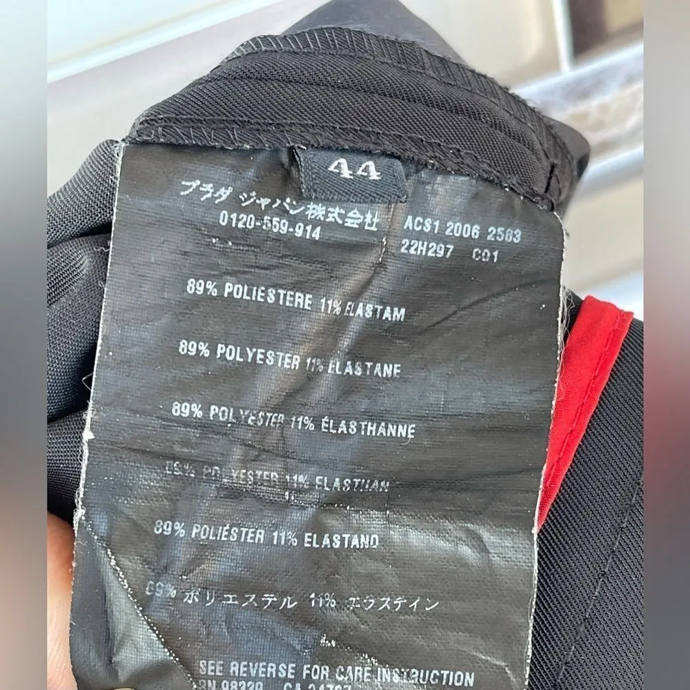 Prada  nylon pants back zipper size 44/28 - Image 13