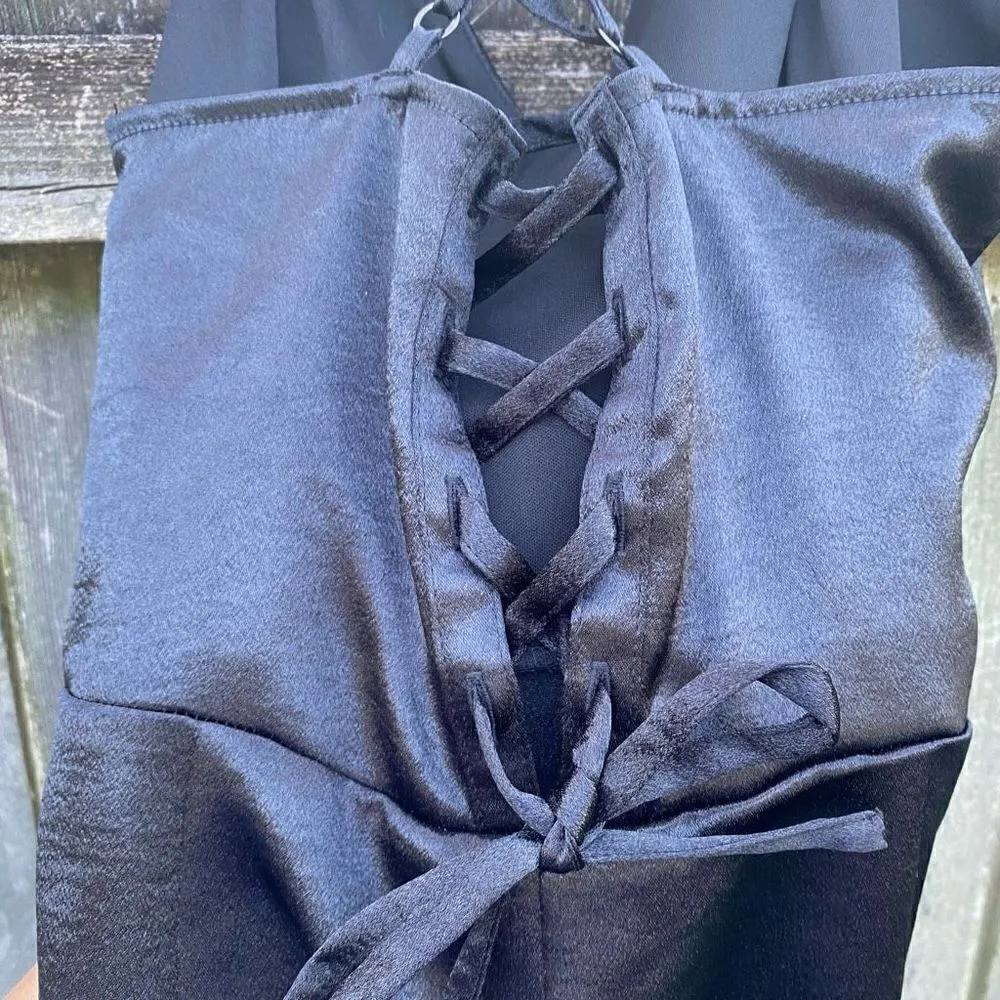 Wild Fable Satin Corset Bodycon Mini Dress | S‎ - Image 4