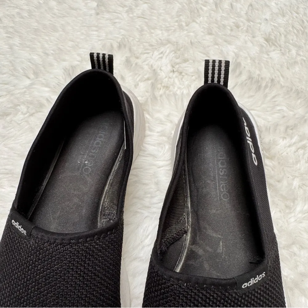 Adidas Cloudform Slip-On Black Sneakers Size 6 - Image 7