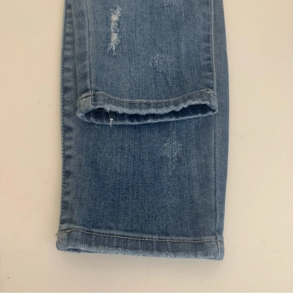 Relaxed Fit Distressed Paint Splash Mid Rise Jeans Size 7/28 - Image 14