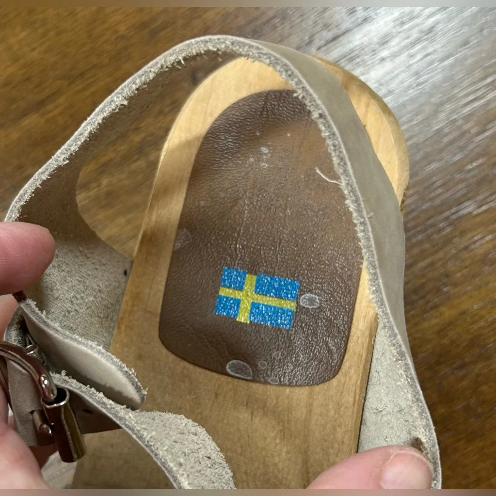 MIA Swedish Size EU 39 US 8-8.5 Tan “Sofia” Clogs - Image 6