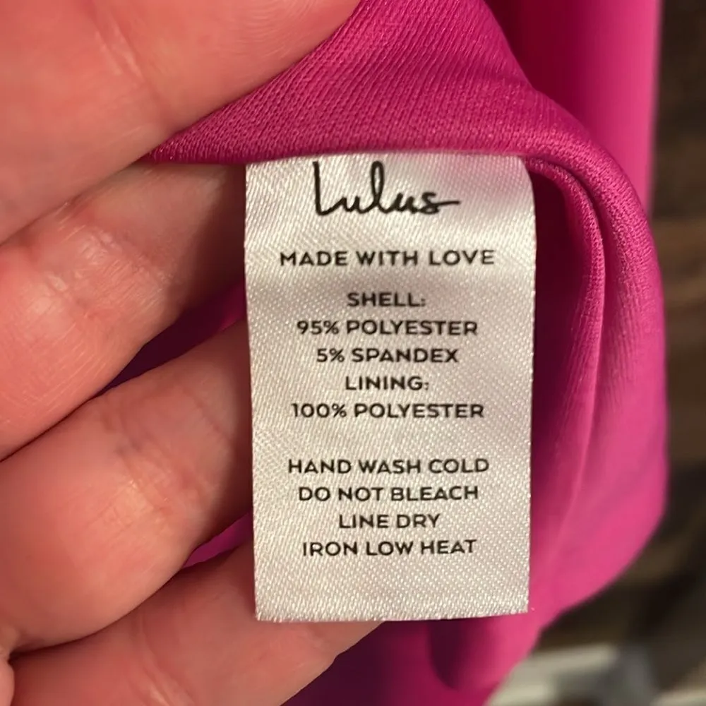 Lulu’s Darling Delight Raspberry Pink Skater Dress - Image 9