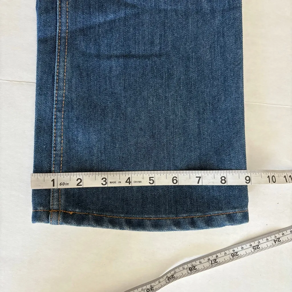 Women's Vintage Guess Blue Boot Cut Jeans Size 29 - Image 15