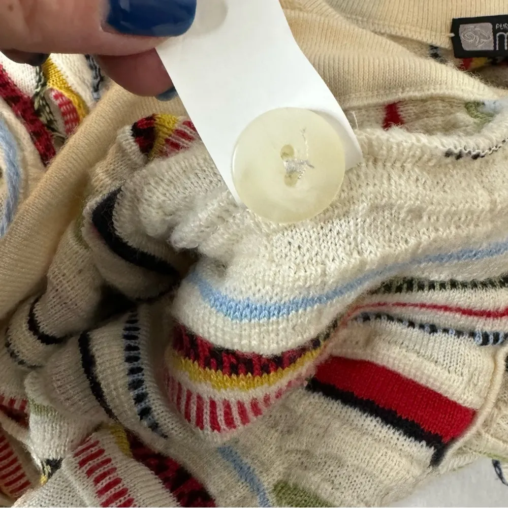 Purely Merino Australia Wool Cardigan Sweater Medium - Image 7