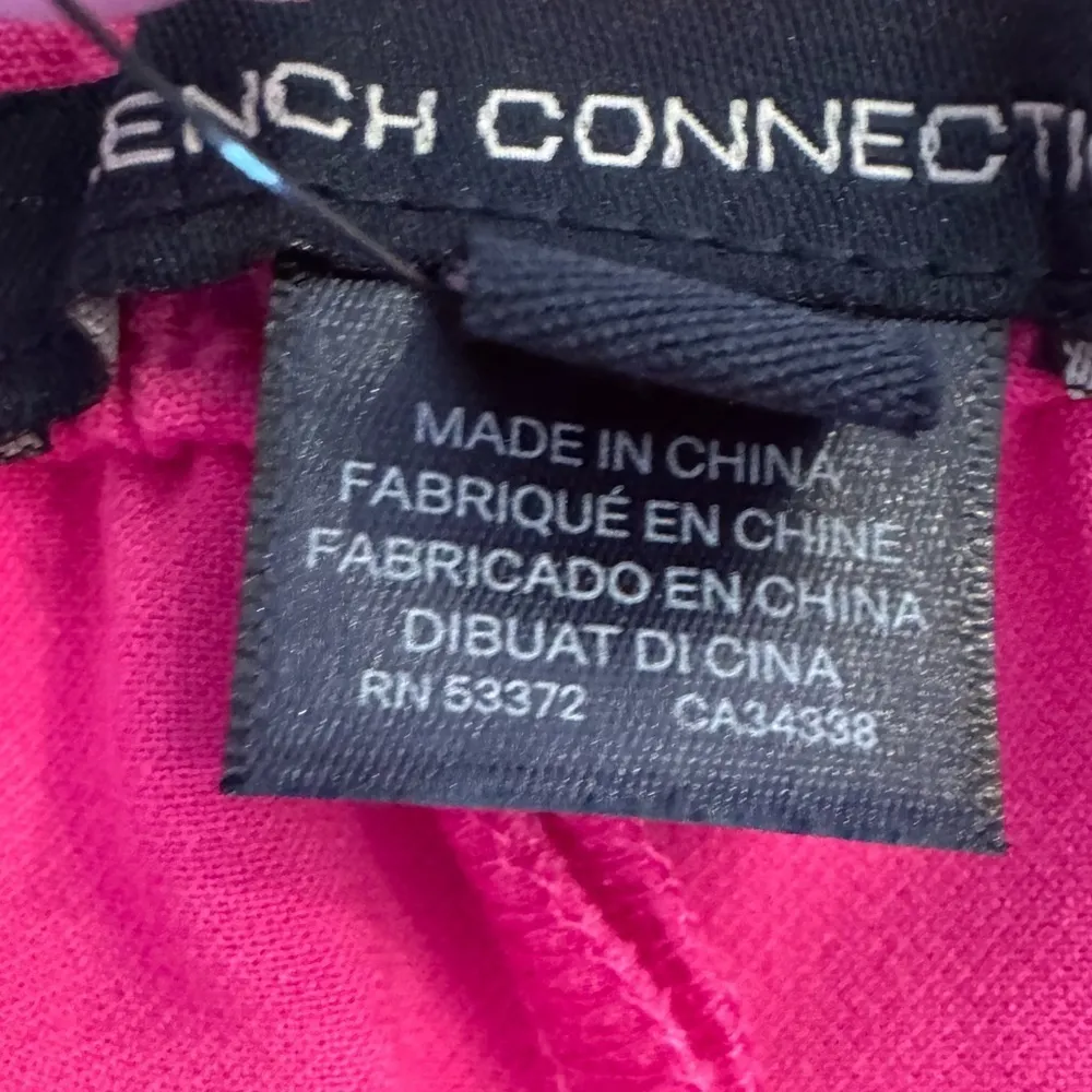 NWT French Connection Emiko Whisper Ruth Pants In Wild Rosa Sz 6 drawstring - Image 10