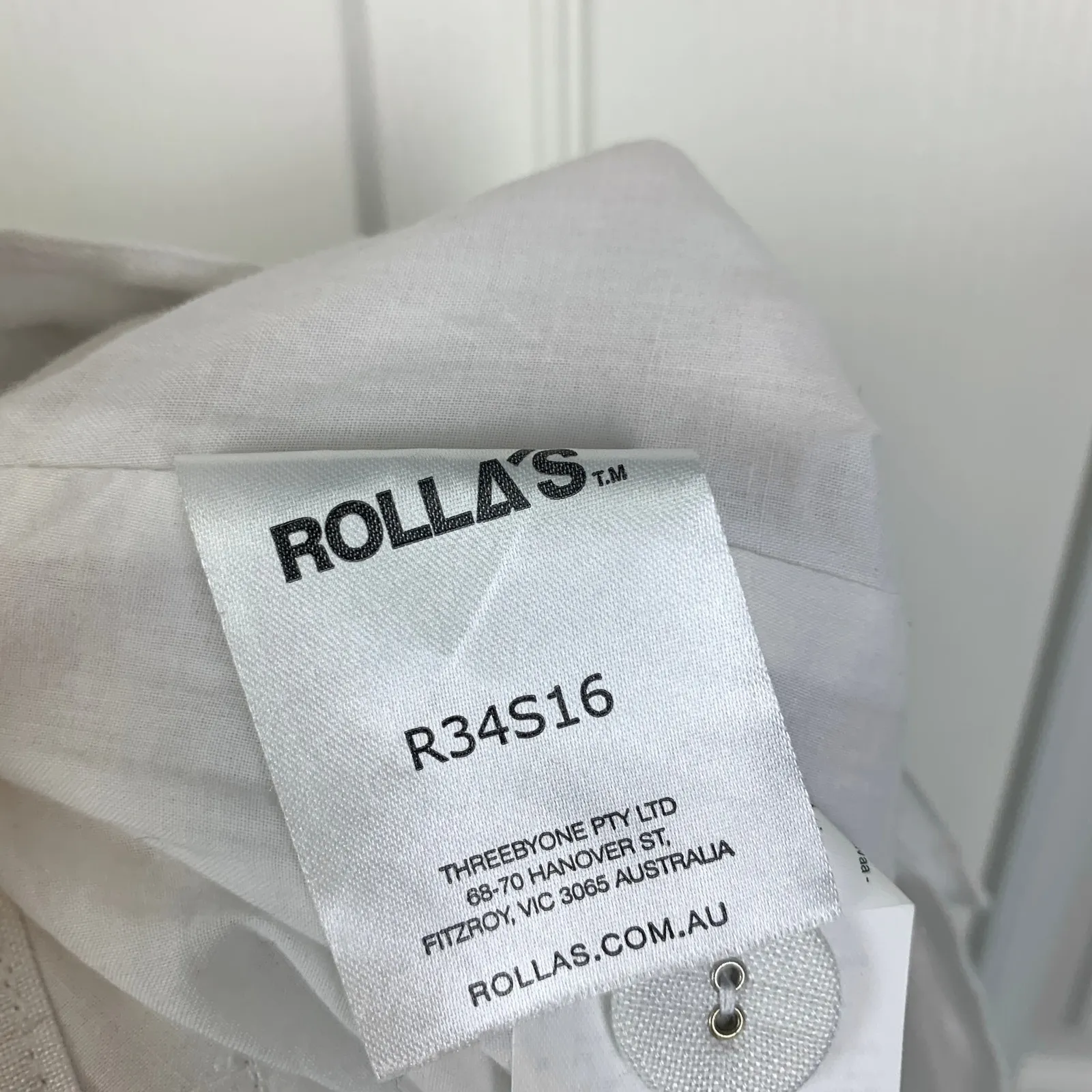 NWT Rolla's Linen Blend High Rise Horizon Pleated Short White Size 10 Medium - Image 8