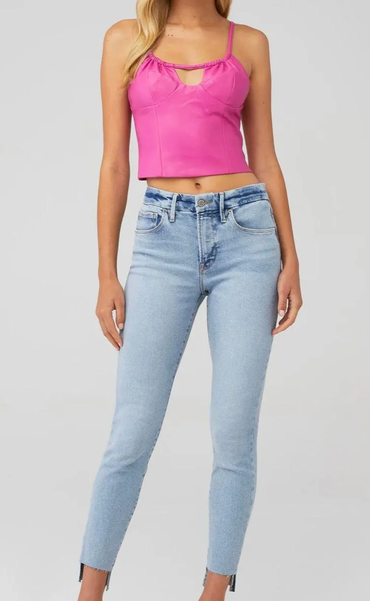 faux leather cami top - Image 4