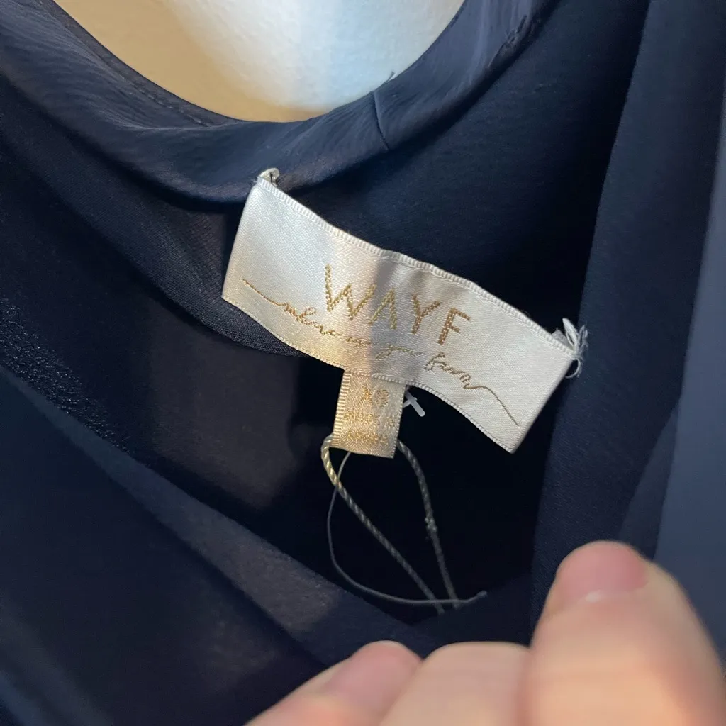 Wayf Navy Blue Dress - Image 4