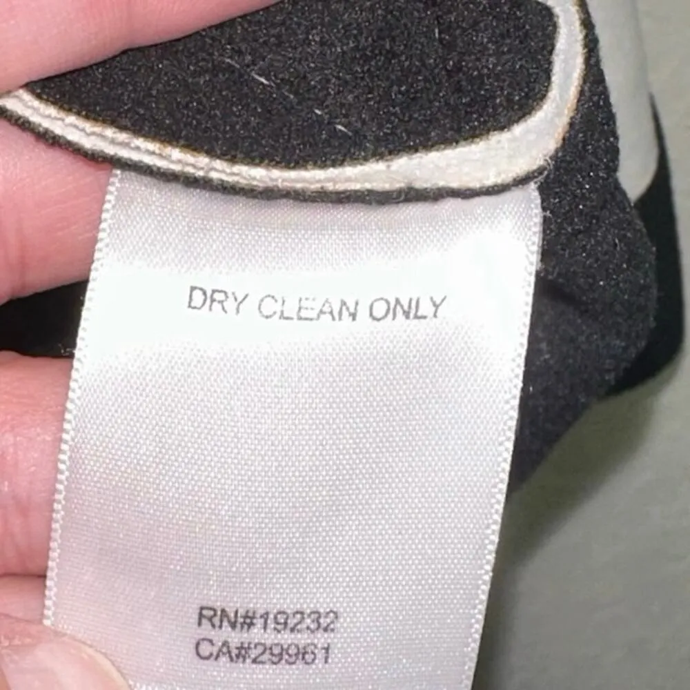 Alfred Dunner Petite Black & White Toggle Front Jacket - Image 4