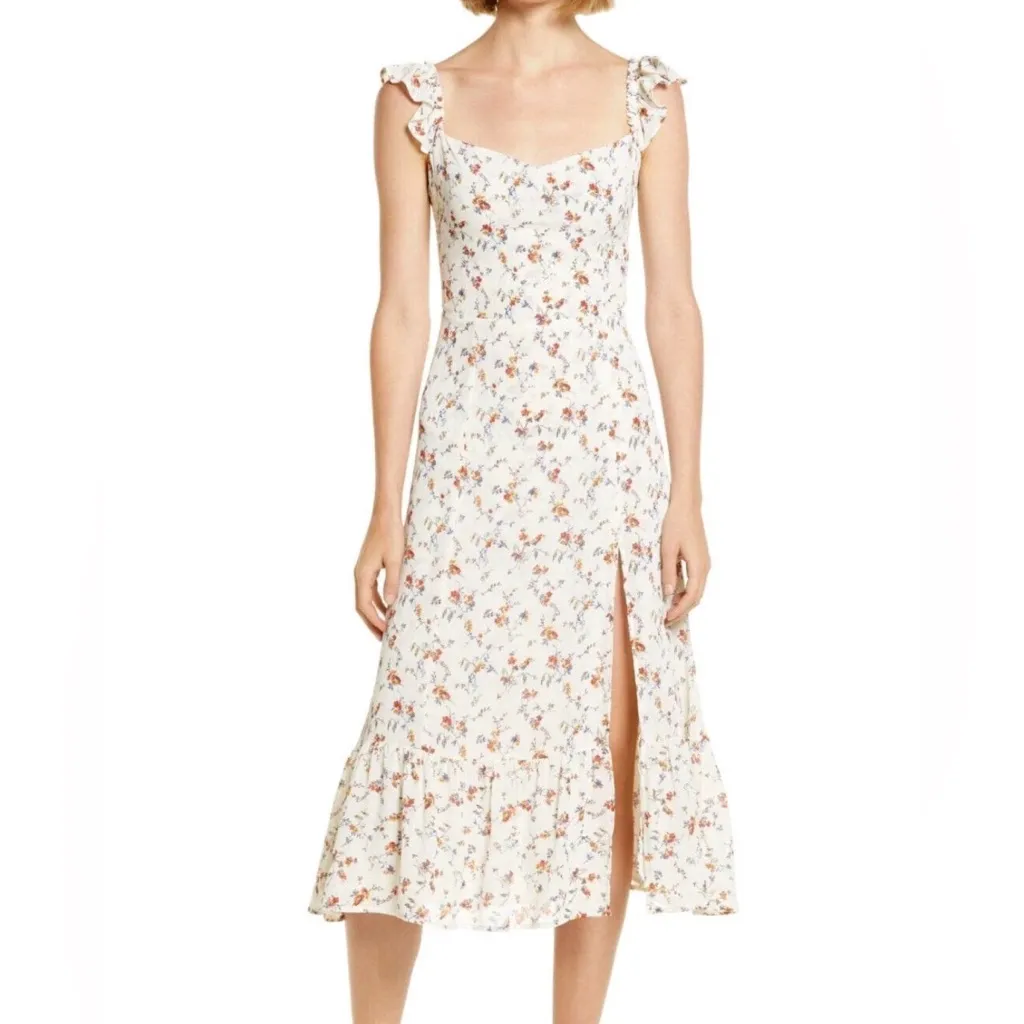 NEW Reformation Bondi Dress Gabrielle Floral Print size 8 - Image 2