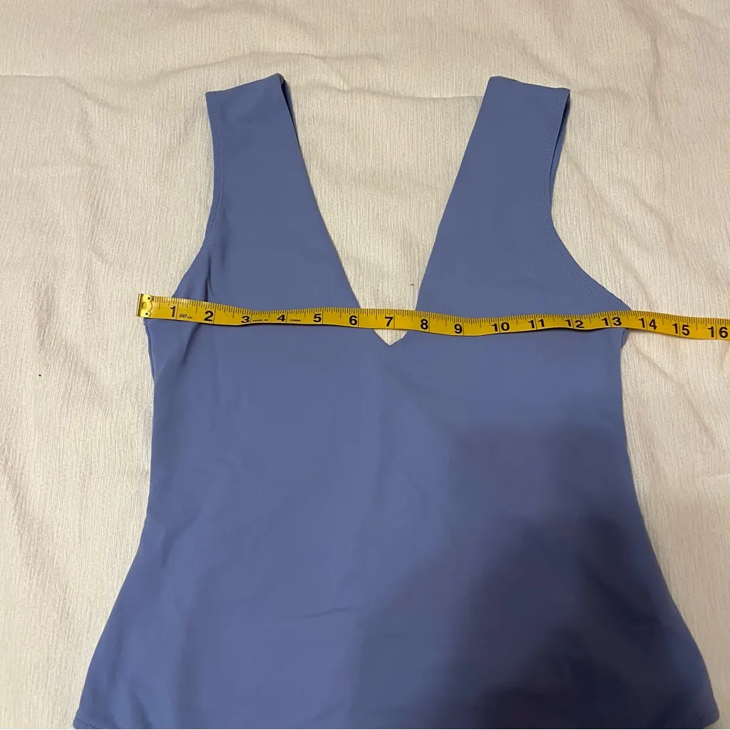 Intimately Free People Keep it Sleek Duo Bodysuit Light Dusty Blue - Image 2