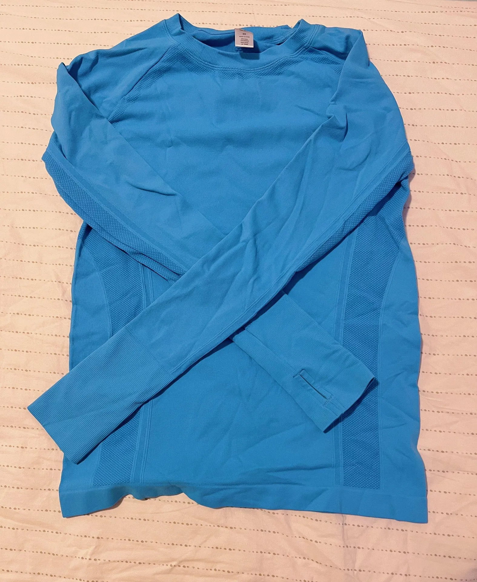 Amazon Blue Tech Long Sleeve - Image 2