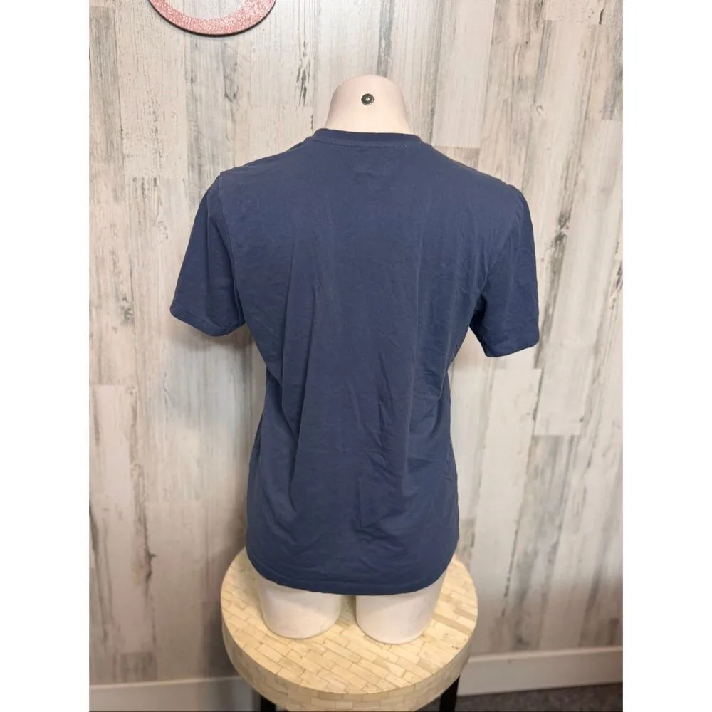 Primark x Nickelodeon SpongeBob SquarePants Patrick Star Graphic Tee Navy XS - Image 3