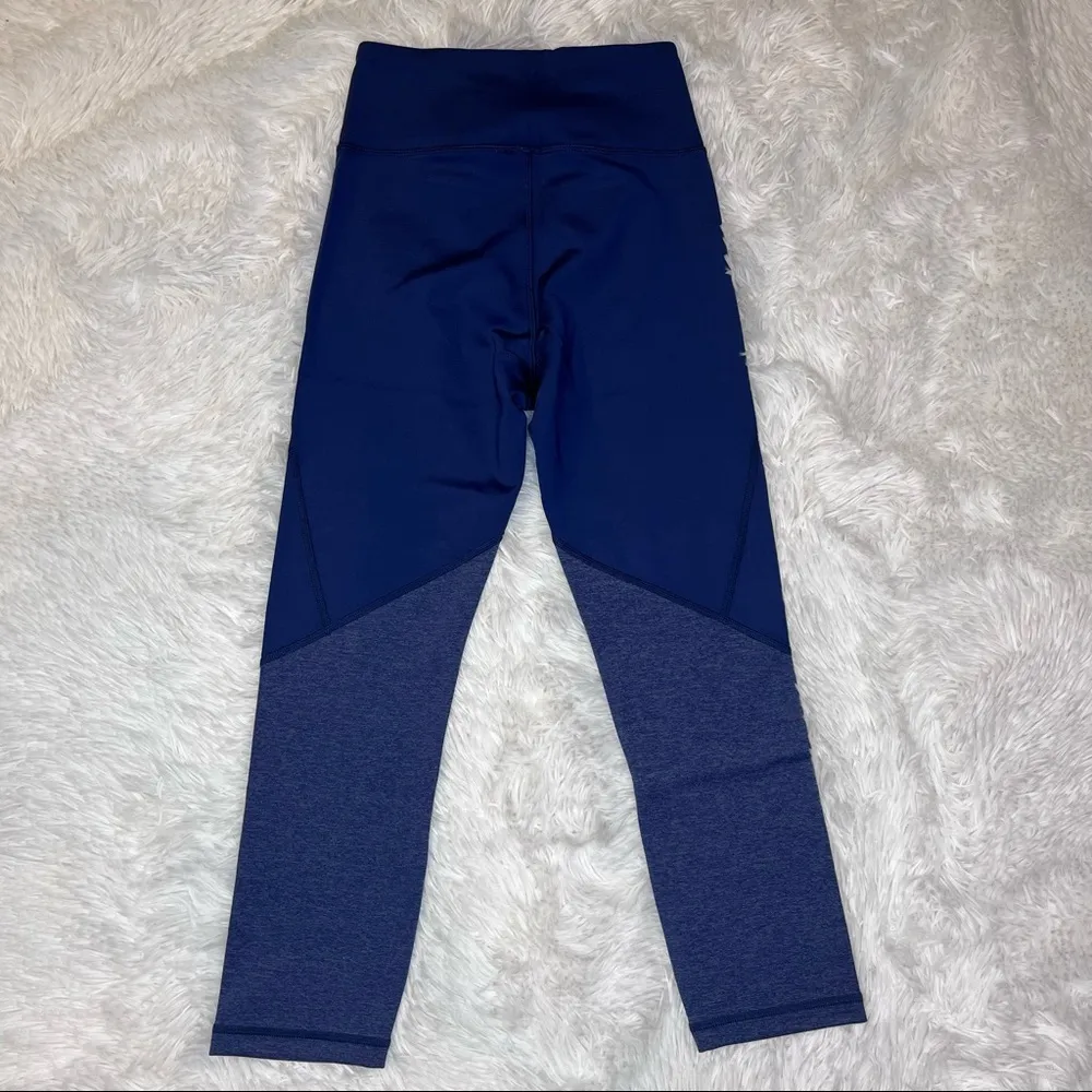 IRIS & INK // REVOLVE High Rise Cropped Legging Small Pantaloni Navy Heather NWT Blue - Image 8