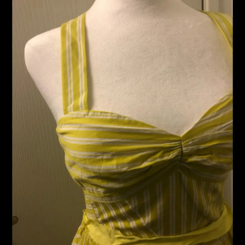 Moulinette Soeurs ASO TAYLOR SWIFT Anthropologie Halter Striped Dress - Image 4