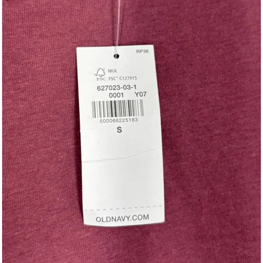 Old Navy Capri Leggings Womens S Pink NWT Crisscross Leg Yoga Gym Stretch Gift - Image 3