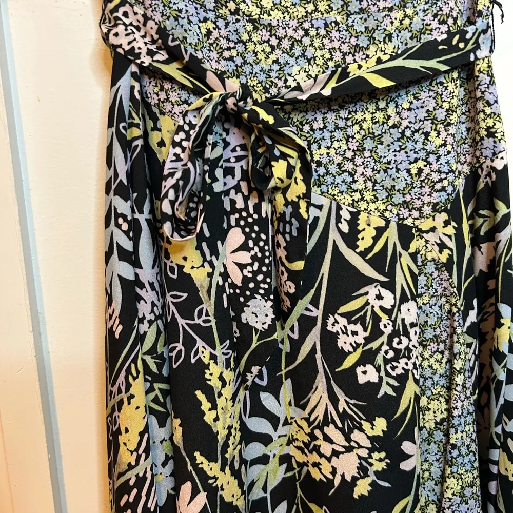 Nwt Calvin Klein Floral Handkerchief Midi Dress - Image 7