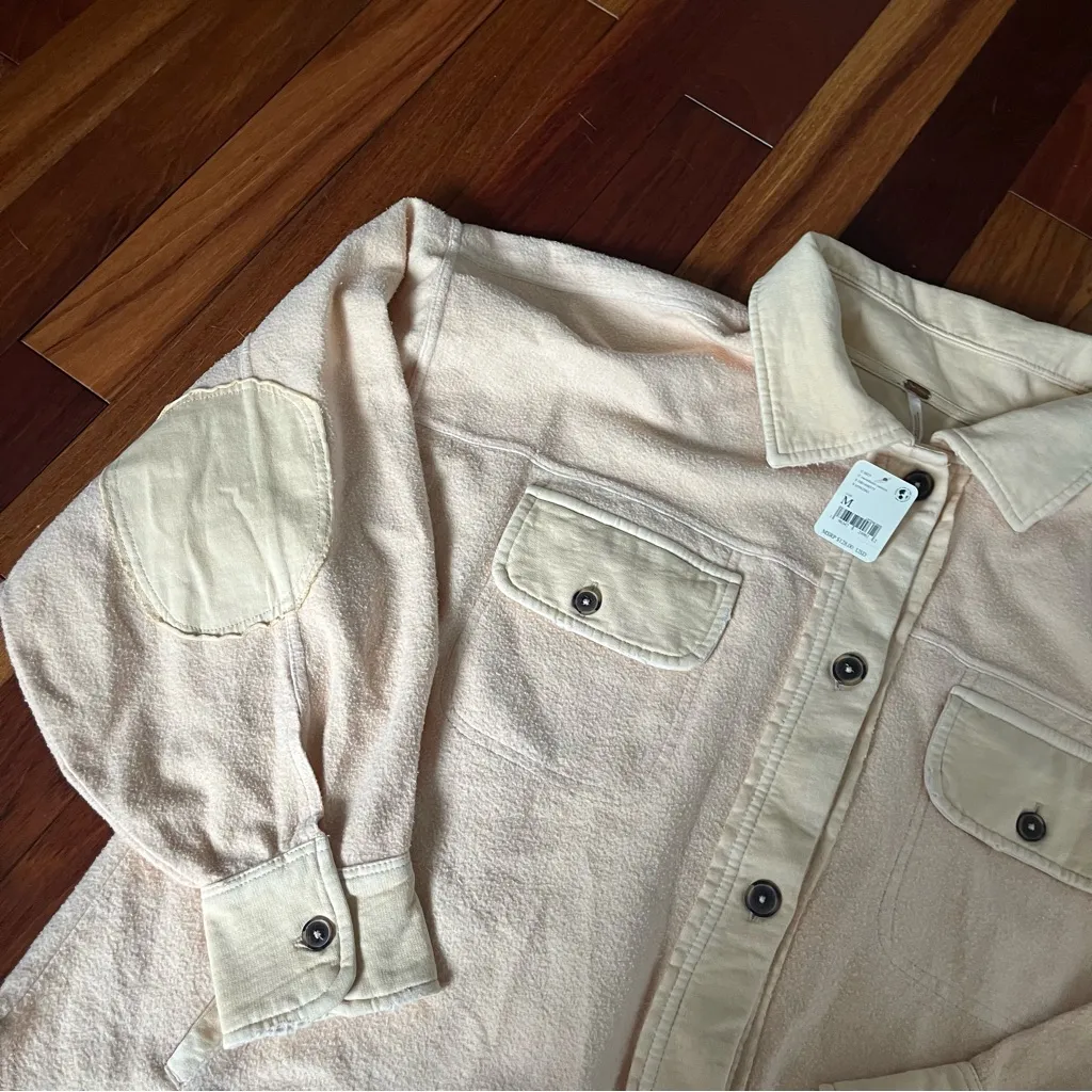 NWT FREE PEOPLE RUBY JACKET (SHACKET) - SWEETHEART SUNRISE - Image 6