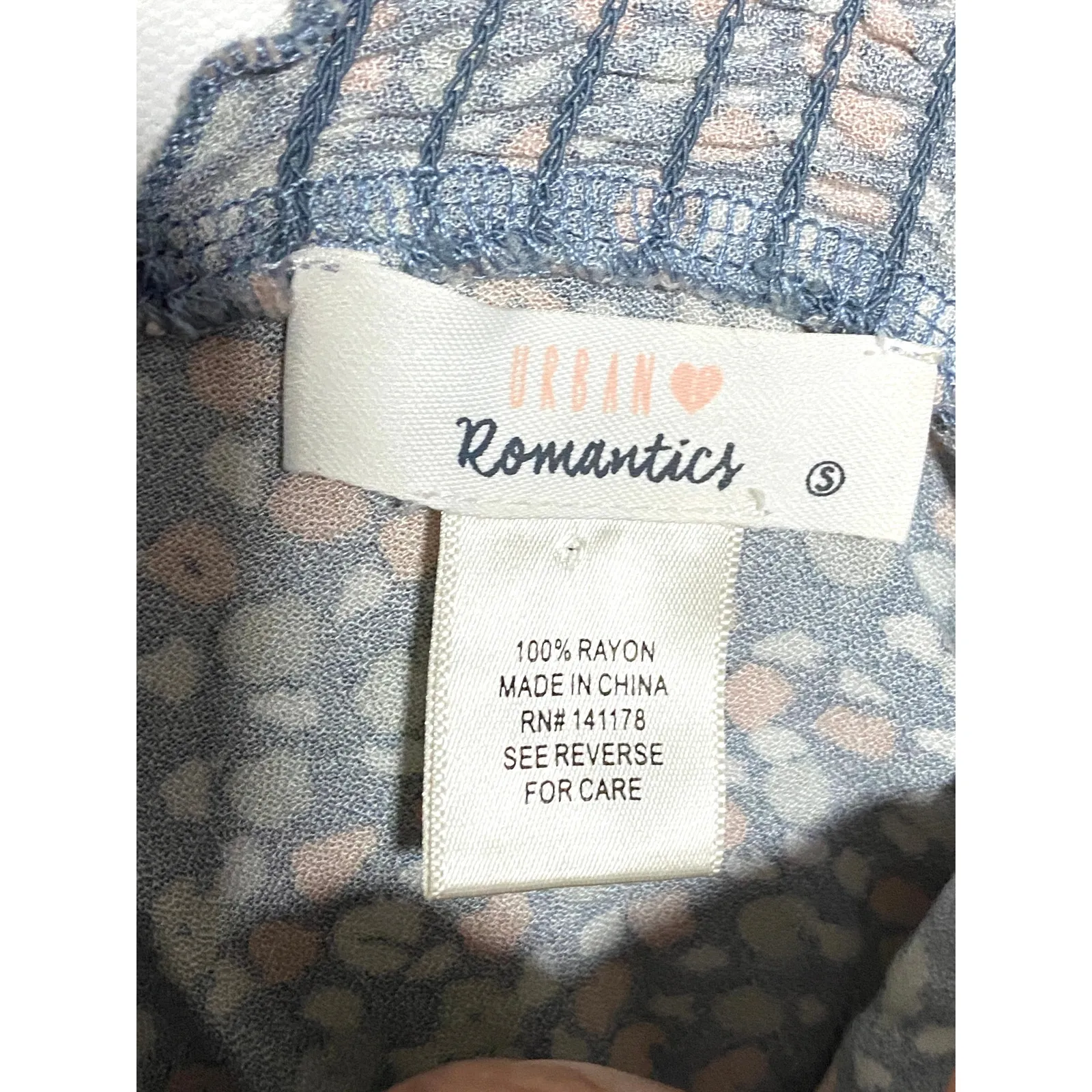 Urban Romantics Top Blouse S Flutter Sleeve Boho Peasant Dainty Coquette Whimsy - Image 5