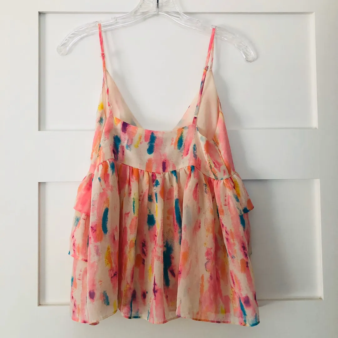 Rory Beca Pastel Spaghetti Strap Top - Image 6