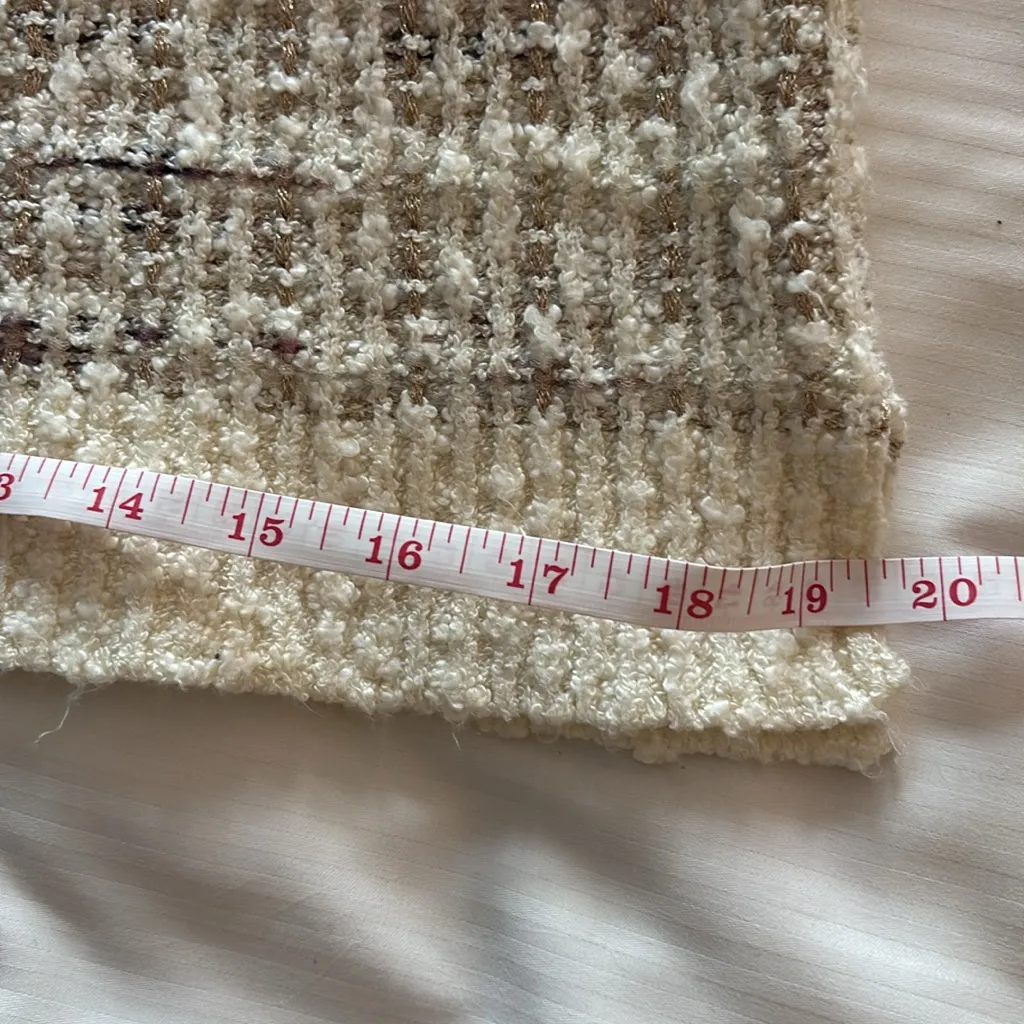 Only  BRAND…Cream and Brown Textured Sweater Vest - Image 6