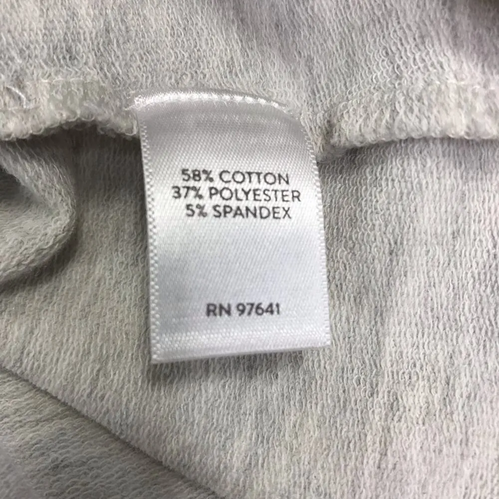 J. JILL Sweatshirt Women XL Grey French Terry Casual Outdoor Loungewear Comfort - Image 11