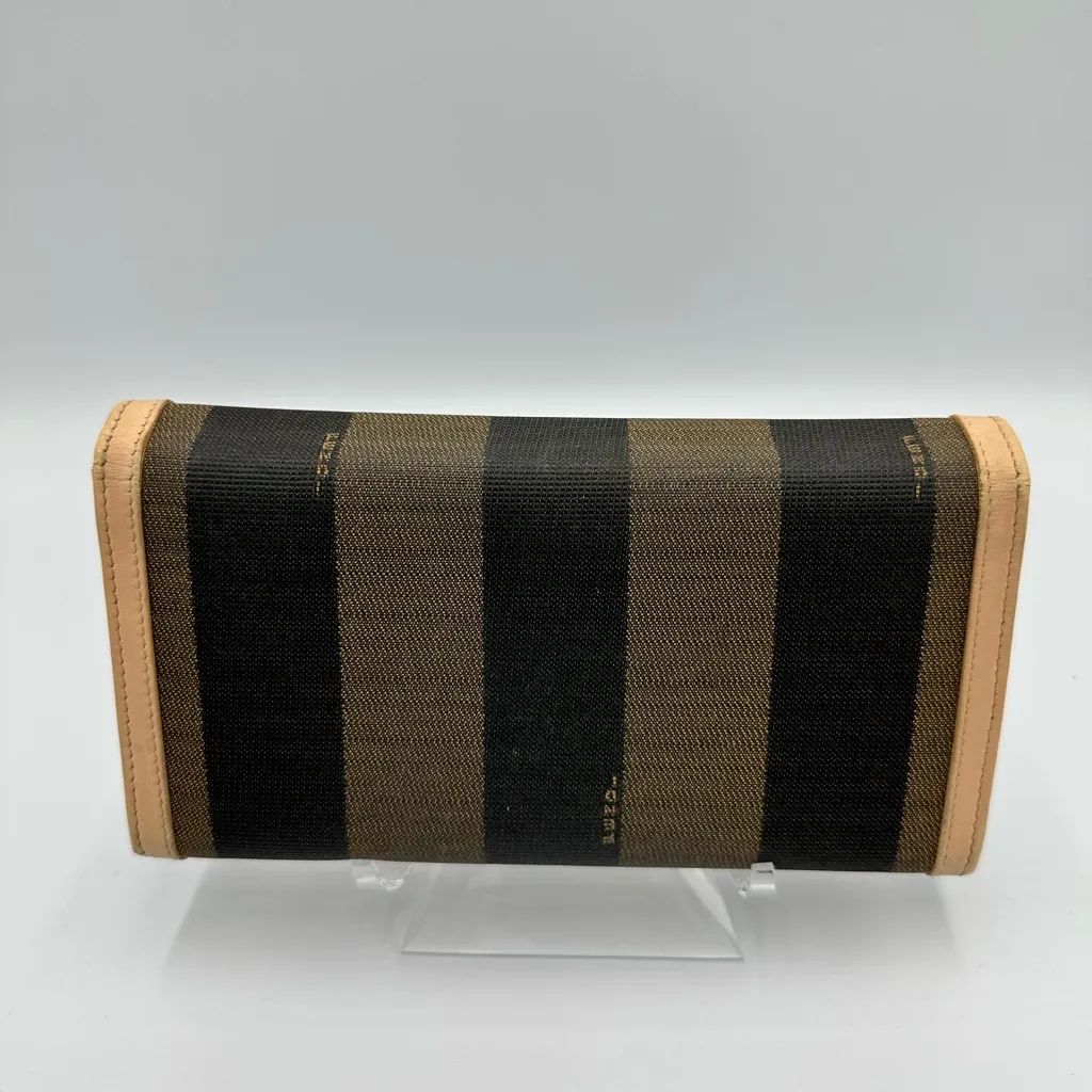 Fendi Pequin Striped Wallet - Image 3