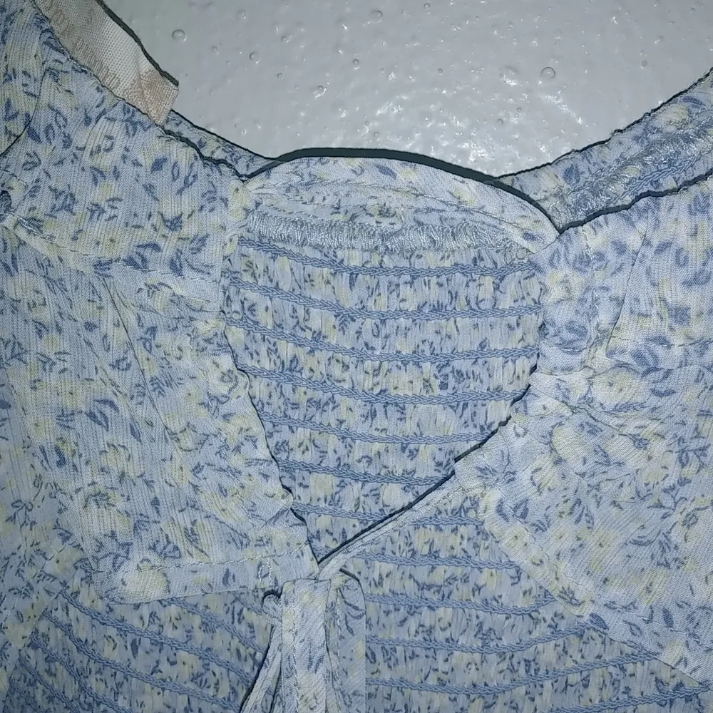 Altar'd State S Alissa Baby Blue Boho Floral Chintz Midi Maxi Dress - Image 6