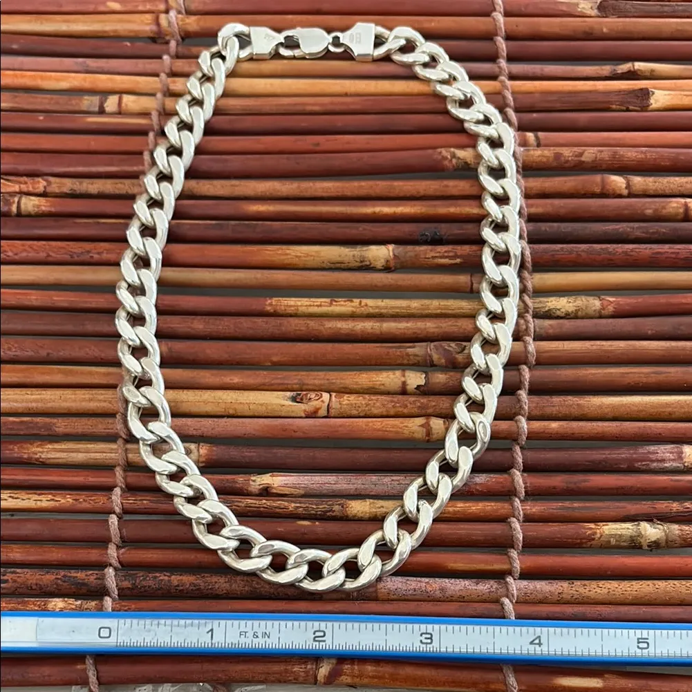 Silpada Sterling Silver Chunky Italian Silver Chain Necklace - Image 4