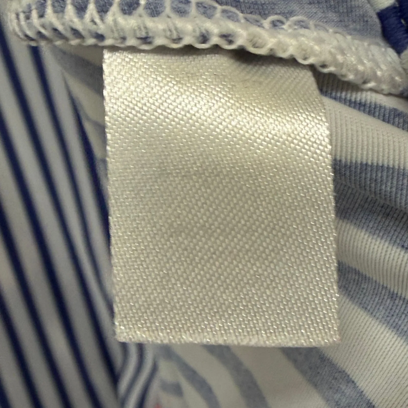 Cabana Life St Barts Off the Shoulder Dress Womens S Blue White Striped Beach - Image 12