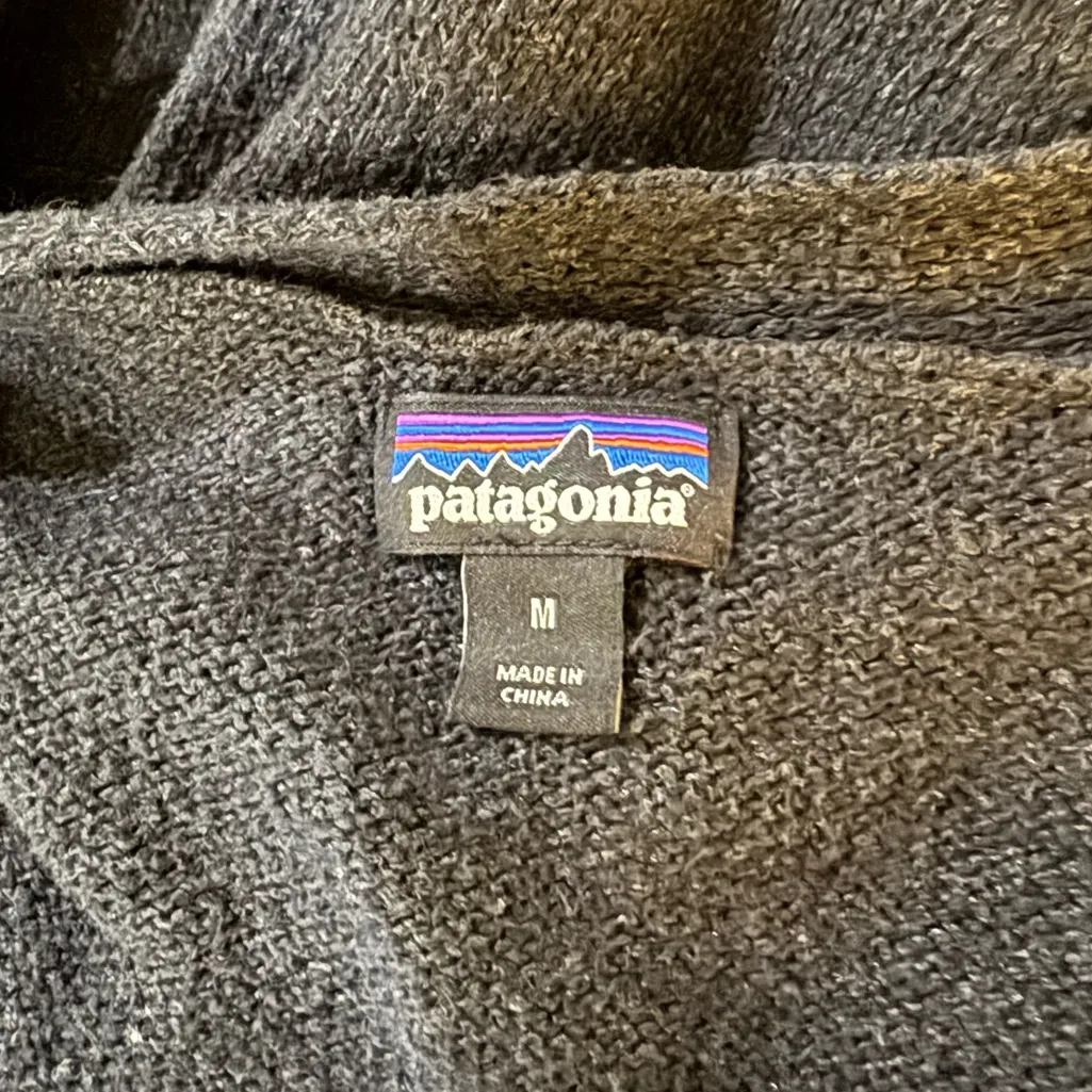 Patagonia Loislee Wrap Open Cardigan Sweater - Charcoal M - Image 5